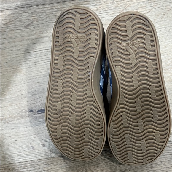 adidas Kids Navy and White Sneakers - Picture 4 of 4